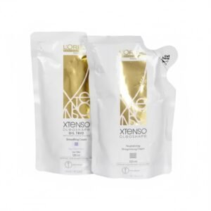 L'Oréal Professionnel Xtenso Oleoshape Hair Straightening Kit - Smoothing & Neutralizing Cream 125ml - Image 1