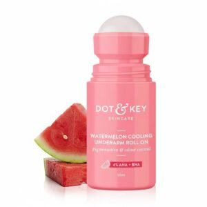 Dot & Key Watermelon Cooling Underarm Roll-On with AHA & BHA 50ml - Image 1
